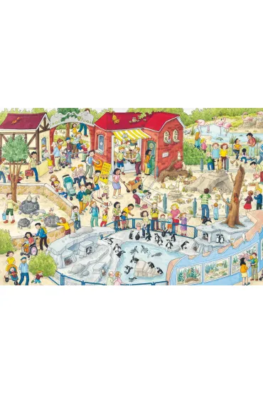 Puzzle 3x48 Wycieczka do zoo Schmidt