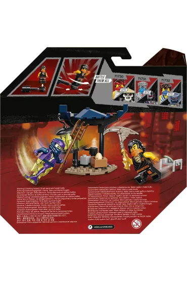 LEGO NINJAGO Epicki zestaw bojowy - Cole kontra Wojownik - Duch 71733