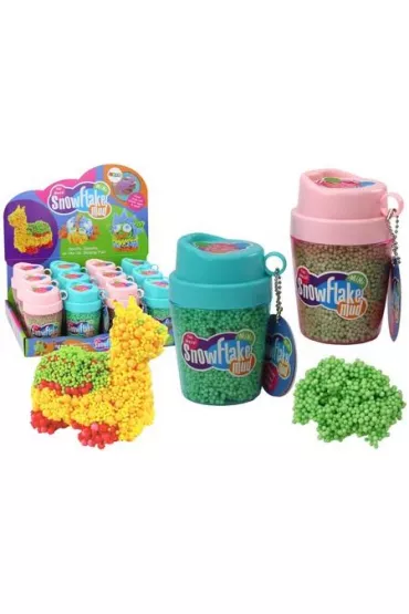 Squishy kulki styropianowe w kubku zielony LeanToys