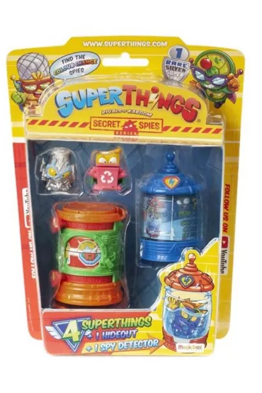 Super Zings (seria 6) Things Kryj�wka hideout + 4 figurki 113855