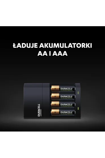 �adowarka do baterii CEF14 z akumulatorkami 2AA 2AAA DURACELL CEF14