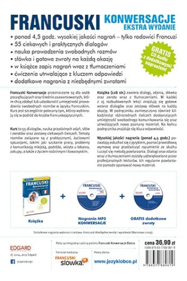 Francuski. Konwersacje Ekstra. Poziom A1-B1 + CD