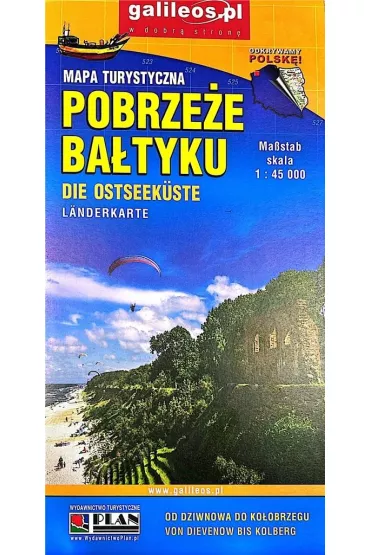 Mapa - Pobrze�e Ba�tyku 1:45 000