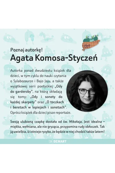 O toczkach i beretach w lepiejach i sonetach. Wiersze dla dzieci - Agata  Komosa-Stycze�