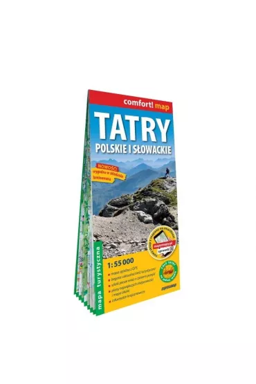 Tatry Polskie i S�owackie mapa turystyczna 1:55 000 laminat 2023