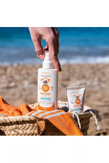 Alphanova Bebe Przeciws�oneczny spray o wysokim filtrze SPF 50 Sun 125 ml
