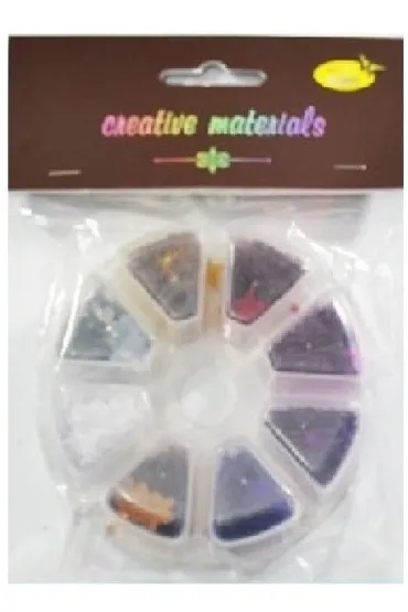 Galeria Hobby Cekiny kwiatki 8 kolor�w, 6mm, 40g