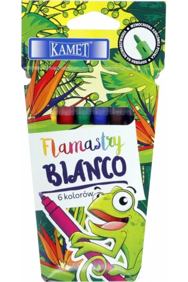 Kamet Flamastry Bianco 6 kolor�w ( pisaki )