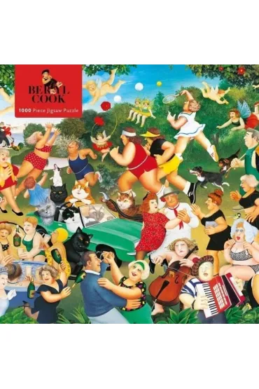 Puzzle 1000 Dobre czasy Beryl Cook Flame Tree