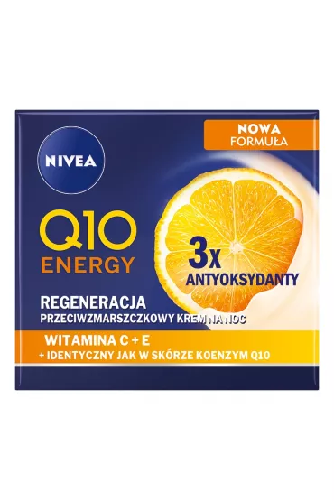 Nivea Krem przeciwzmarszczkowy na noc Q10 Energy 50 ml