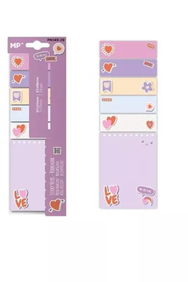 Mp Main Paper Karteczki samoprzylepne love 6x25szt