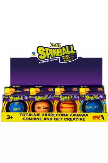 Spinball. Zakr�cona zabawa ��ta z czerwonym (Swirl) Epee
