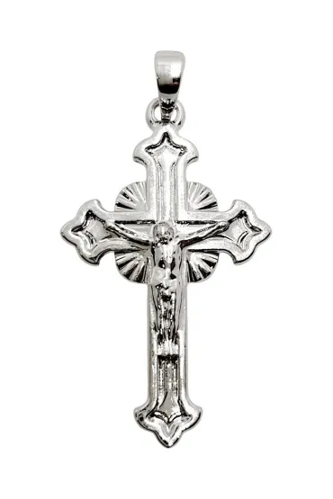 Zawieszka Krzy�yk Posrebrzany 30x18mm