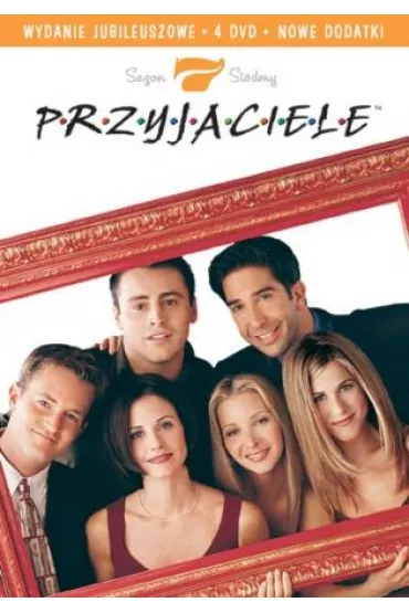 Przyjaciele. Edycja jubileuszowa, sezon 7 (4 DVD) - Courtney Cox Arquette, David Schwimmer, Jennifer Aniston, Lisa Kudrow, Matt LeBlanc, Matthew Perry