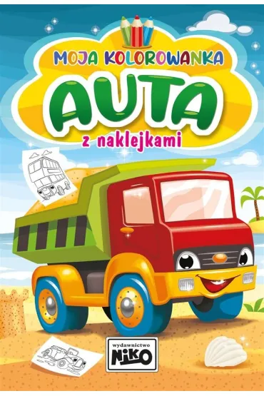 Moja kolorowanka z naklejkami. Auta - Artur Rajch
