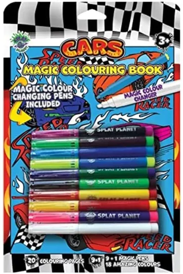 Ksi��eczka z magicznymi mazakami Auta