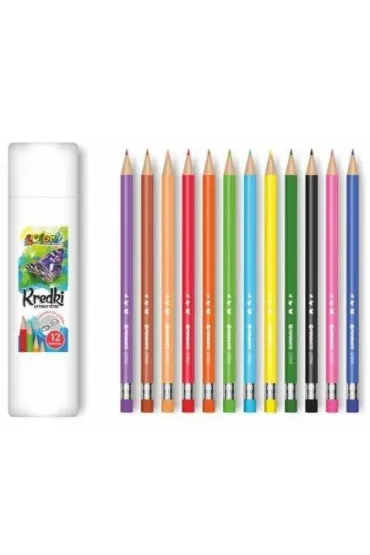 Penmate Kredki automatyczne w tubie + temper�wka 12 szt.