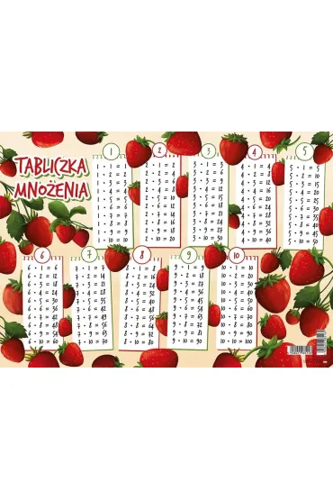 Henry Podk�adka na biurko - Tabl. Mno�enia truskawka edu