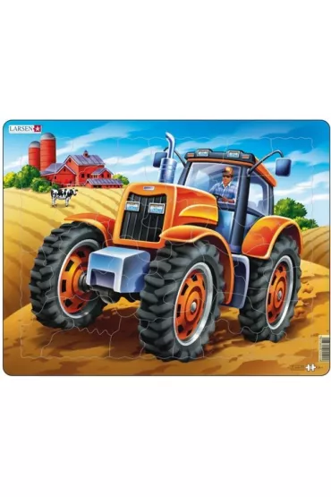 Puzzle 37 el. rozmiar M Uk�adanka Traktor Larsen