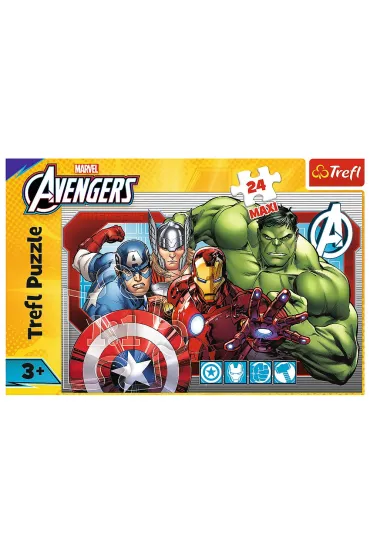 Puzzle 24 el. maxi Disney Marvel the Avengers - Zawsze Sprawiedliwi Trefl