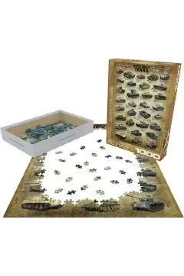 Puzzle 1000 el. Czo�gi II wojny �wiatowej Eurographics