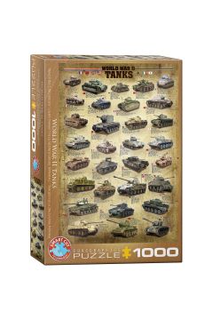 Puzzle 1000 el. Czogi II wojny wiatowej Eurographics