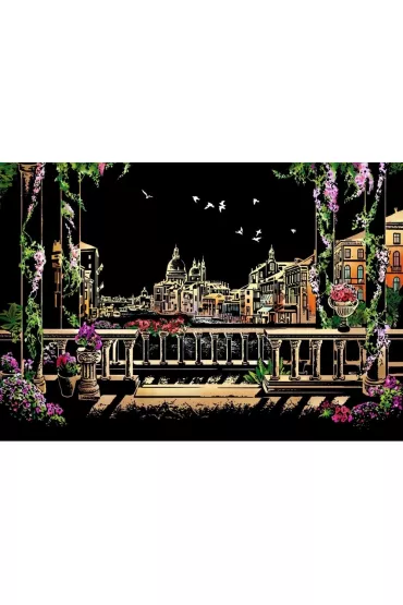Twoje Hobby Venice. Magiczna zdrapka - wydrapywanka 40.0 x 28.5 cm