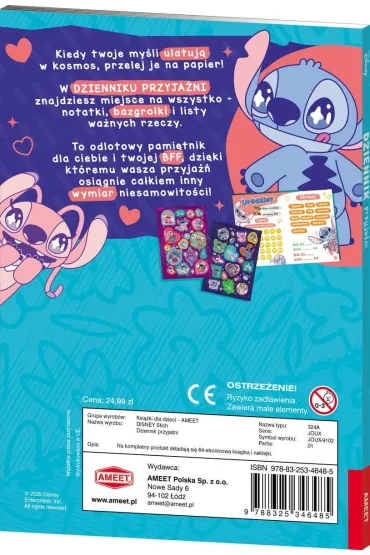 Stich Dziennik przyja�ni JOUX-9102