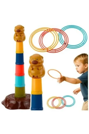 Gra zr�czno�ciowa Rzut co celu Kapibara LeanToys