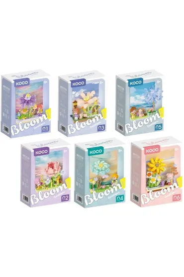 Klocki bukiet kwiat�w mix