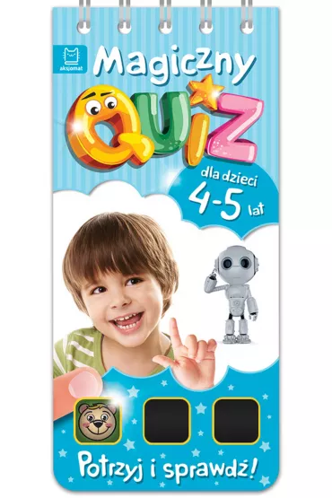 Magiczny quiz dla dzieci 4-5 lat. Niebieski