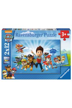 Puzzle 2 x 12 el. Ryder i Psi Patrol Ravensburger