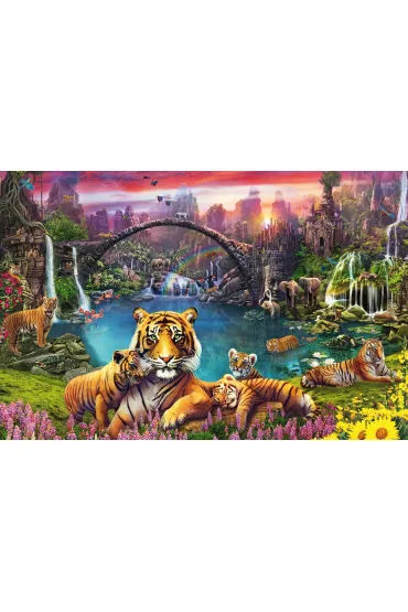 Puzzle 3000 el. Dzika natura z kwiatami Ravensburger