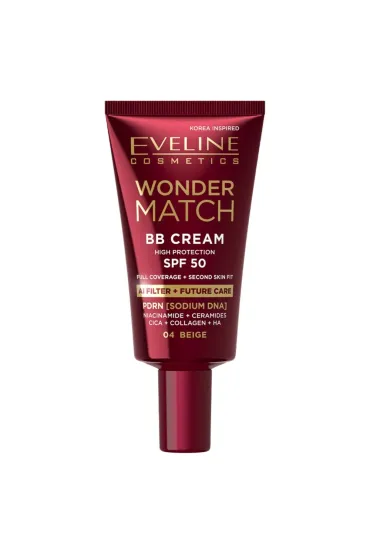 Eveline Cosmetics Wonder Match BB Cream krem BB SPF50 04 Beige 30 ml