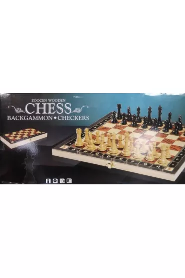 Gra szachy 3w1 Macyszyn Toys