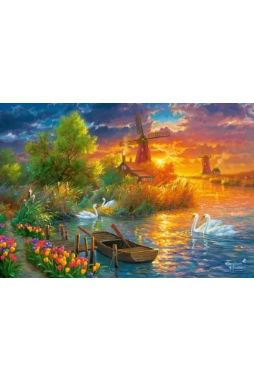 Puzzle 1000 el. Dutch Idyll Castorland