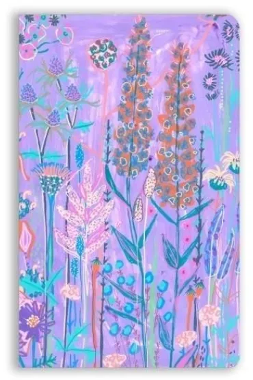Flame Tree Notatnik B6 Fioletowy ogr�d Lucy Innes linia