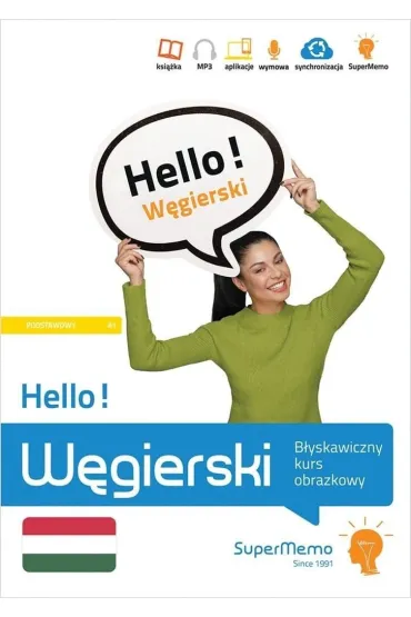 Hello! W�gierski. B�yskawiczny kurs obrazkowy (poziom A1) - Natalia Wajda
