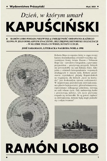 Dzie�, w kt�rym umar� Kapu�ci�ski - Ram�n Lobo