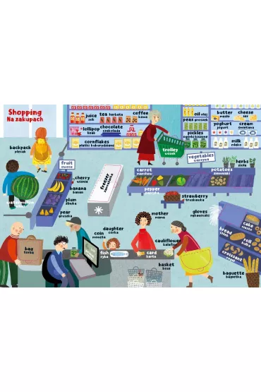 W mie�cie. Moja pierwsza encyklopedia polsko-angielska z okienkami - Agnieszka �elewska