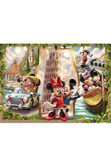 Puzzle 1000 el. Disney Classics Wakacje Miki i Mini Ravensburger