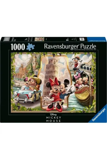 Puzzle 1000 el. Disney Classics Wakacje Miki i Mini Ravensburger