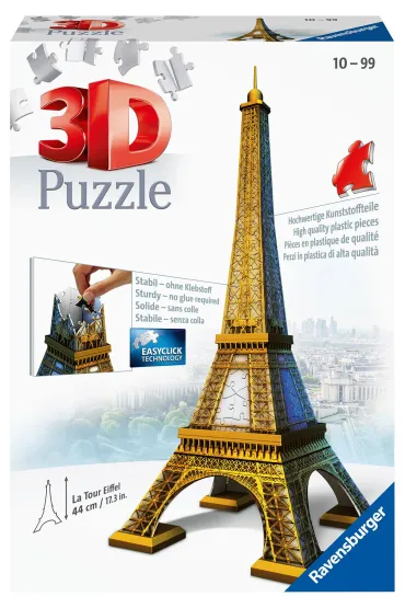Puzzle 216 el. 3D Wie�a Eiffla Ravensburger