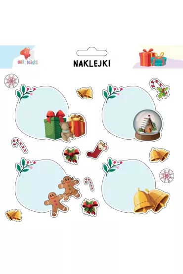 All4Kids Naklejki na prezenty Bo�e Narodzenie 7