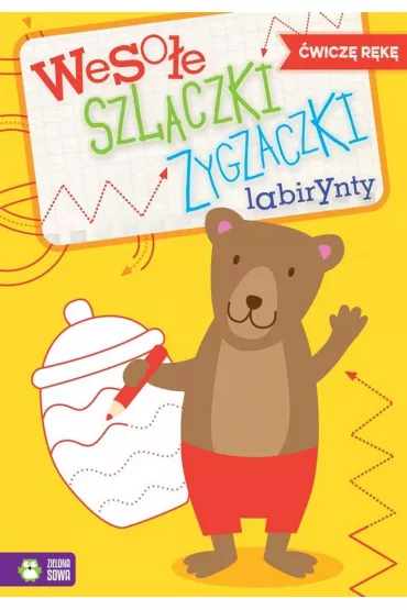Weso�e szlaczki zygzaczki labirynty, zeszyt 2. �wicz� r�k�