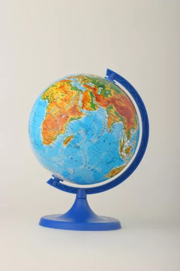 Globus fizyczny 16 cm