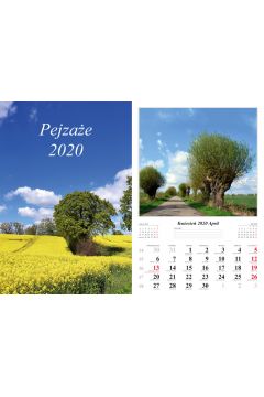 Kalendarz 2020 Pejzae 7 plansz