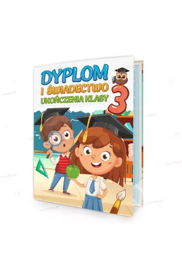 LearnHow Teczka dyplom ukoczenie klasy 3 5 szt.