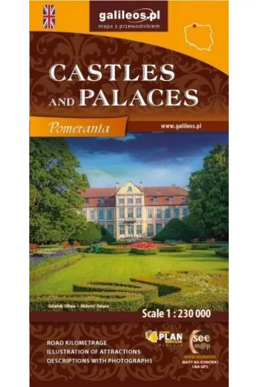 Castles and Palaces Pomerania 1:230 000