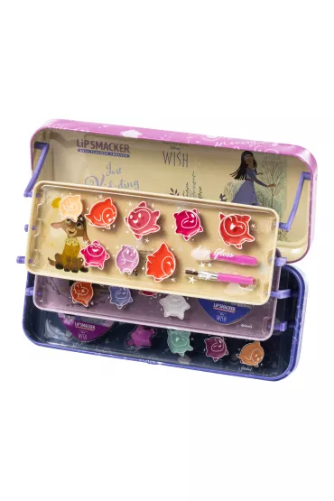 Zestaw kosmetykw do makijau Disney Wish Lip Smacker Triple Layer Beauty Tin Markwins